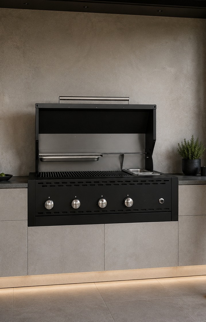 Barbecue-Grill IMPERIAL als Tischgrill/Einbaugrill
